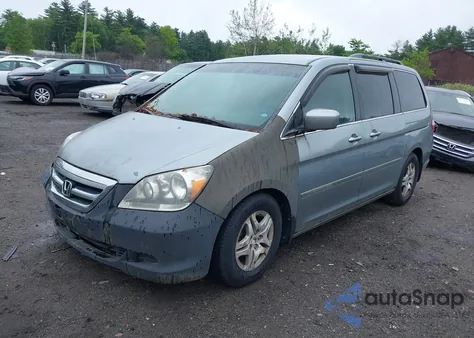 2006 Honda Odyssey Ex z USA, uszkodzony, nr VIN 5FNRL38446B080677